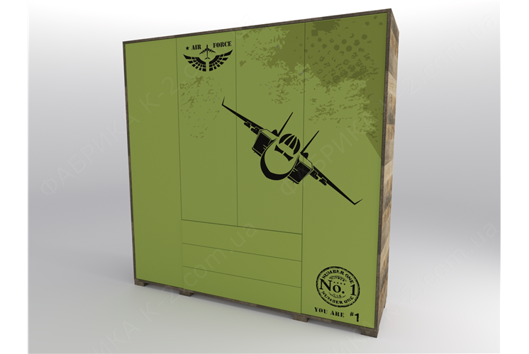 46 Шкаф четырехдверный 200 серия MissionX К-2 люкс