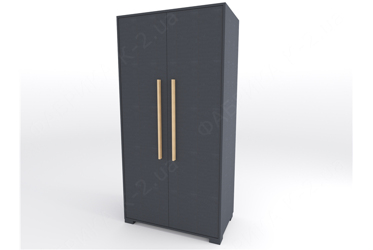 12 Шкаф двухдверный 100 серия Nature Anthracite К-2 люкс