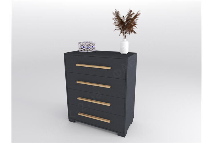 6 Комод 90 серия Nature Anthracite К-2 стандарт