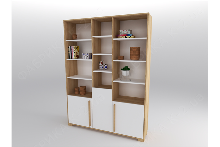 10 Стеллаж высокий 150 серия Nature White К-2 стандарт