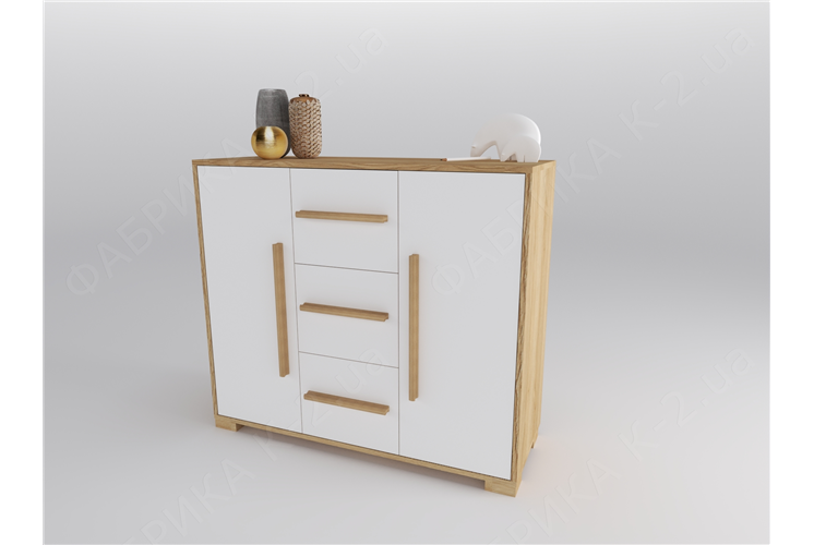 7 Комод 120 серия Nature White К-2 стандарт