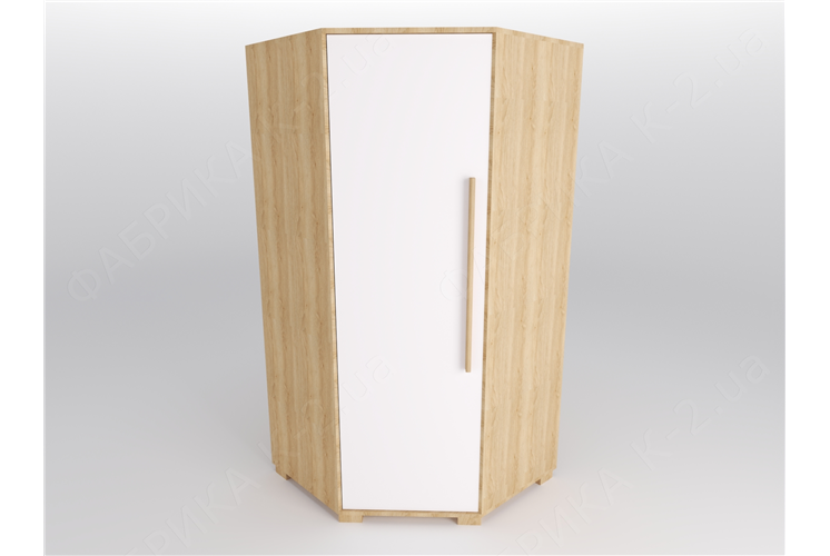 44 Шкаф угловой серия Nature White К-2 стандарт