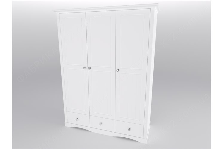 134 Шкаф трехдверный серия Provence К-2 люкс