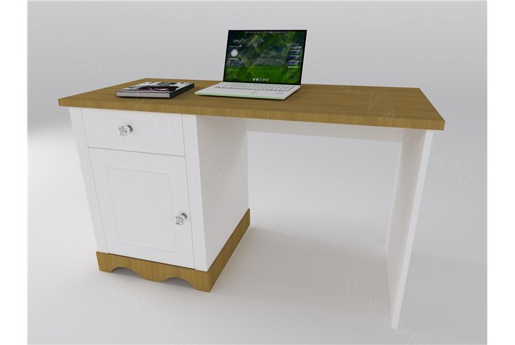 074 Стол с тумбой слева серия Provence OAK К-2 люкс