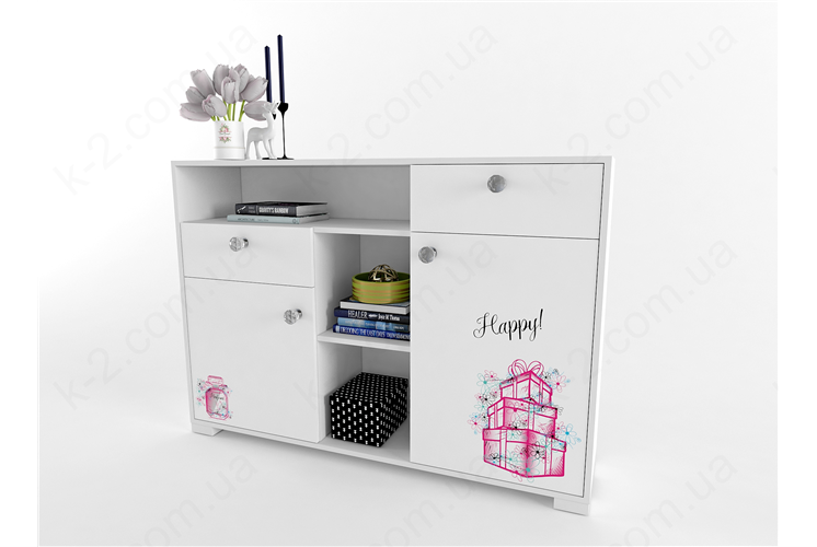 1 Стеллаж низкий 150 серия Beauty К-2 элит