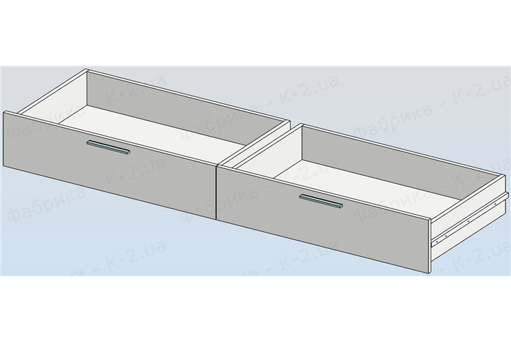 22а Ящики под кровать 2 шт К-2 элит