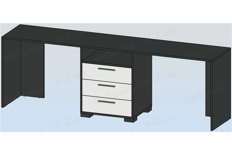 3б Стол с тумбой для двоих детей 230 К-2 элит